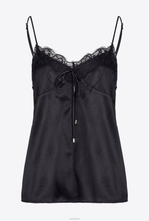 Nach oben | Pinko Limousine schwarz Spitzen-Dessous-TopZ4ZP426