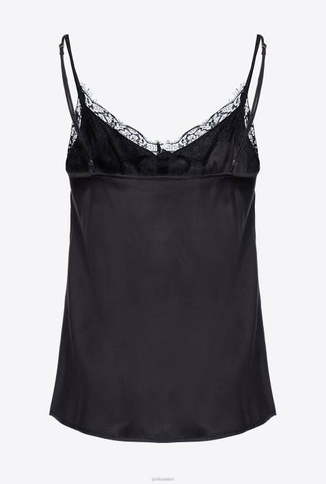 Nach oben | Pinko Limousine schwarz Spitzen-Dessous-TopZ4ZP426