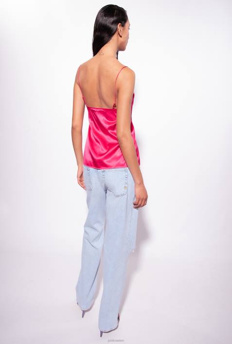 Nach oben | Pinko rötlich-rosa Spitzen-Dessous-TopZ4ZP424