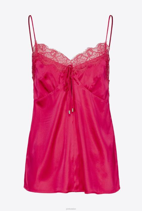 Nach oben | Pinko rötlich-rosa Spitzen-Dessous-TopZ4ZP424