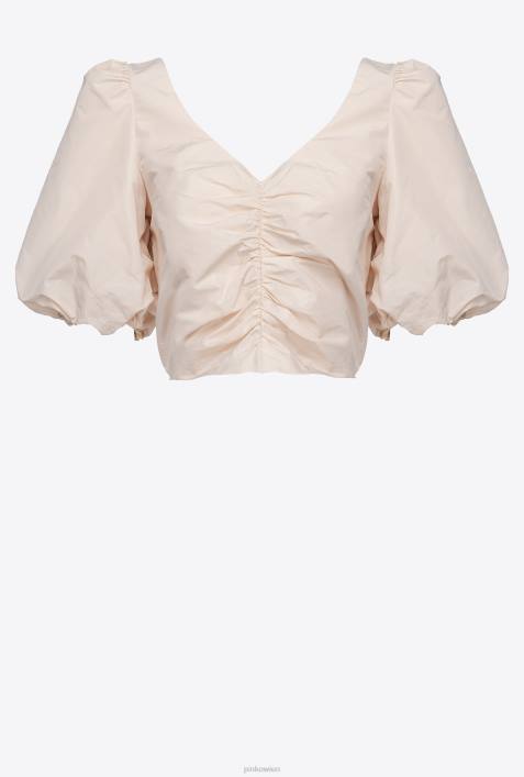 Nach oben | Pinko wolkenrosa Taft-Crop-TopZ4ZP438