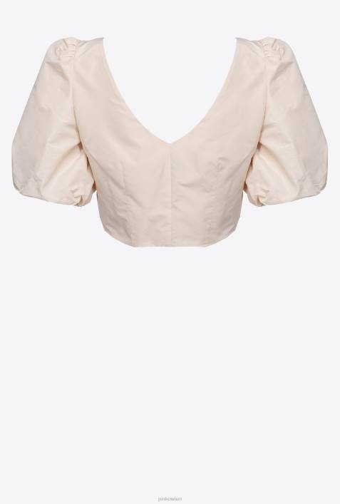 Nach oben | Pinko wolkenrosa Taft-Crop-TopZ4ZP438