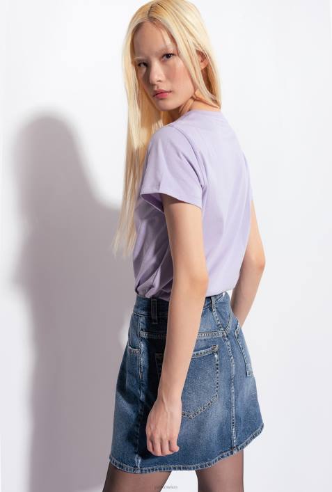 T-Shirt | Pinko Flieder - leichtes Sorbet T-Shirt mit MikroZ4ZP410