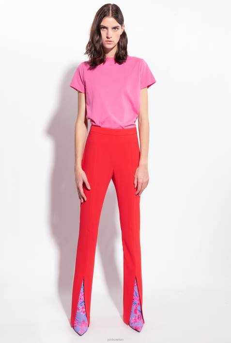 T-Shirt | Pinko heißes Rosa T-Shirt mit MikroZ4ZP409