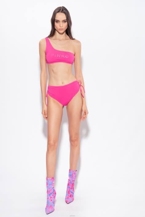 Badebekleidung | Pinko Fuchsia-Lila Bikinihöschen mit hoher TailleZ4ZP943