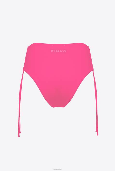 Badebekleidung | Pinko Fuchsia-Lila Bikinihöschen mit hoher TailleZ4ZP943