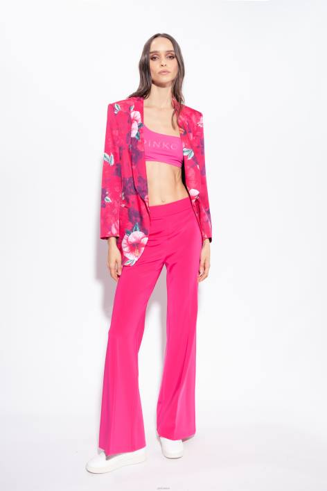 Badebekleidung | Pinko Fuchsia-Lila One-Shoulder-BikinioberteilZ4ZP951