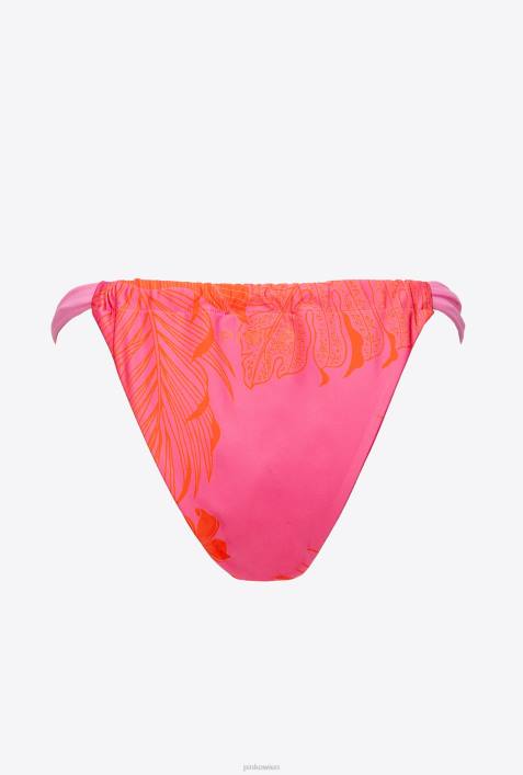 Badebekleidung | Pinko Mehrfarbig/Orange Geblümte BikinihoseZ4ZP934