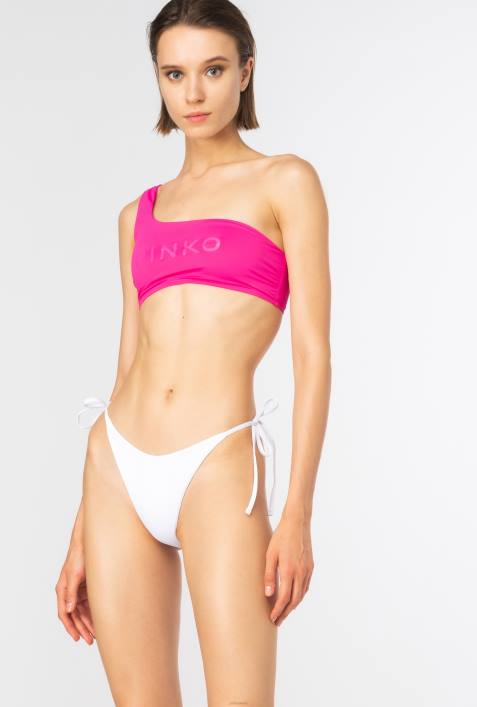 Badebekleidung | Pinko helles Weiss Bikinihose mit BindebandZ4ZP940