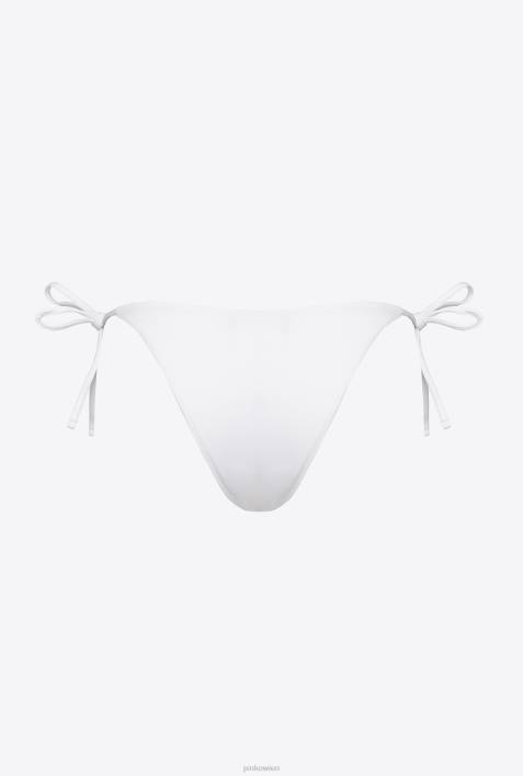 Badebekleidung | Pinko helles Weiss Bikinihose mit BindebandZ4ZP940