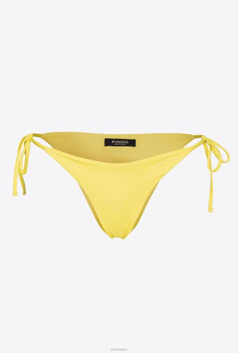 Badebekleidung | Pinko warmes Olivgrün Bikinihose mit BindebandZ4ZP941