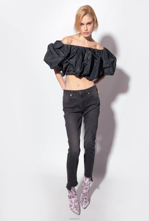 Jeans | Pinko Limousine schwarz RöhrenjeansZ4ZP867