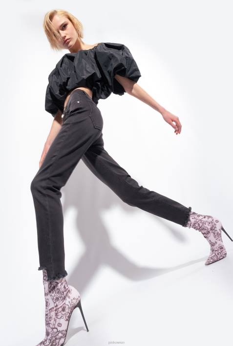Jeans | Pinko Limousine schwarz RöhrenjeansZ4ZP867