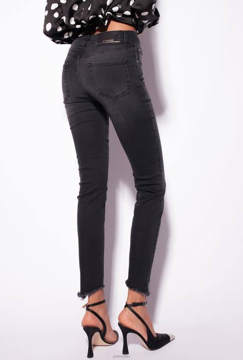 Jeans | Pinko Limousine schwarz Skinny-Jeans aus Stretch-DenimZ4ZP892