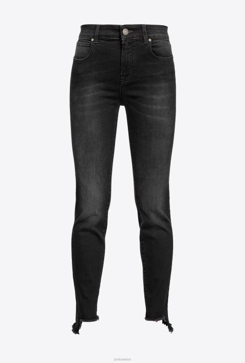 Jeans | Pinko Limousine schwarz Skinny-Jeans aus Stretch-DenimZ4ZP892