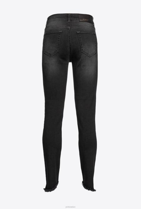 Jeans | Pinko Limousine schwarz Skinny-Jeans aus Stretch-DenimZ4ZP892