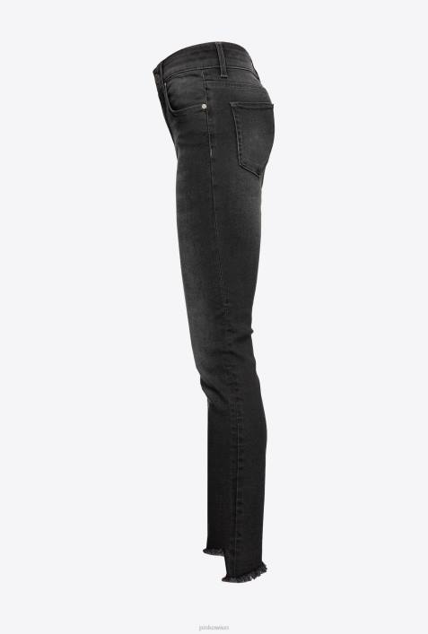 Jeans | Pinko Limousine schwarz Skinny-Jeans aus Stretch-DenimZ4ZP892