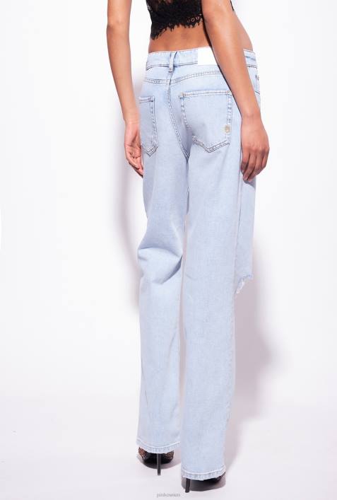 Jeans | Pinko Marmorwäsche Boyfriend-Jeans mit RissenZ4ZP853
