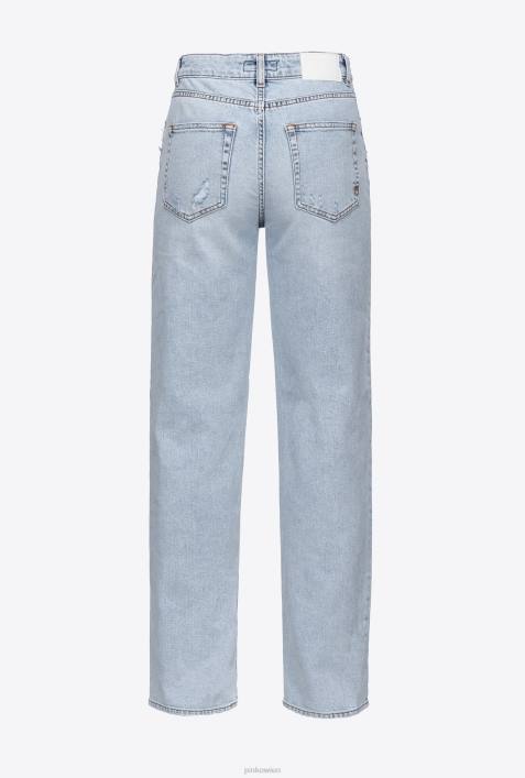 Jeans | Pinko Marmorwäsche Boyfriend-Jeans mit RissenZ4ZP853