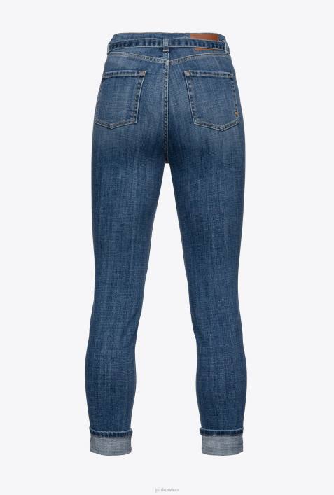Jeans | Pinko Mittlere Vintage-Waschung querelastische RöhrenjeansZ4ZP848