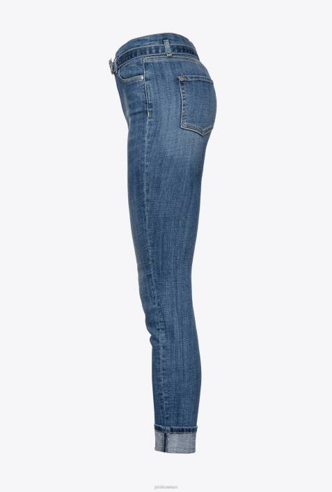 Jeans | Pinko Mittlere Vintage-Waschung querelastische RöhrenjeansZ4ZP848