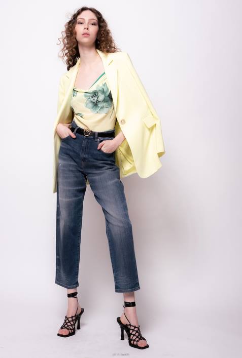 Jeans | Pinko Mostrinblau Mom-Fit-Jeans aus Vintage-DenimZ4ZP889