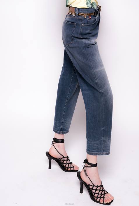 Jeans | Pinko Mostrinblau Mom-Fit-Jeans aus Vintage-DenimZ4ZP889