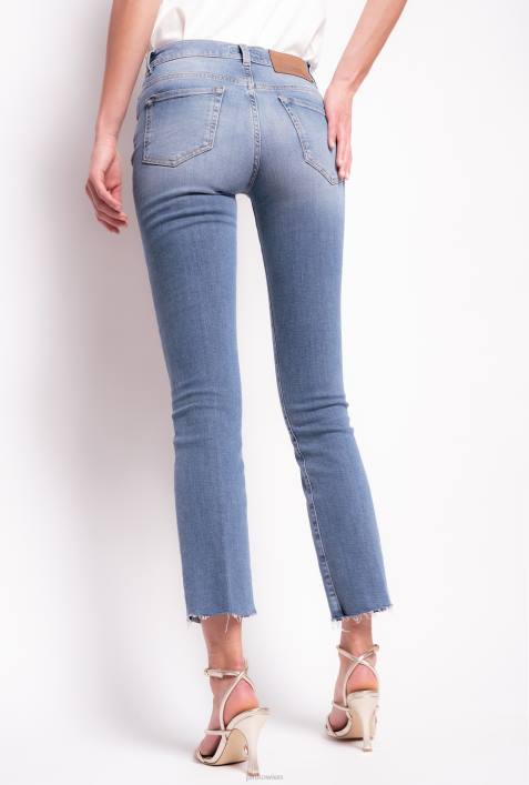Jeans | Pinko dolp. Porzellanblau Knöchellange Boot-Cut-JeansZ4ZP894
