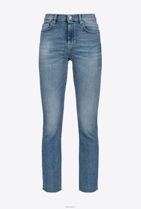Jeans | Pinko dolp. Porzellanblau Knöchellange Boot-Cut-JeansZ4ZP894