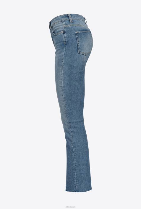 Jeans | Pinko dolp. Porzellanblau Knöchellange Boot-Cut-JeansZ4ZP894
