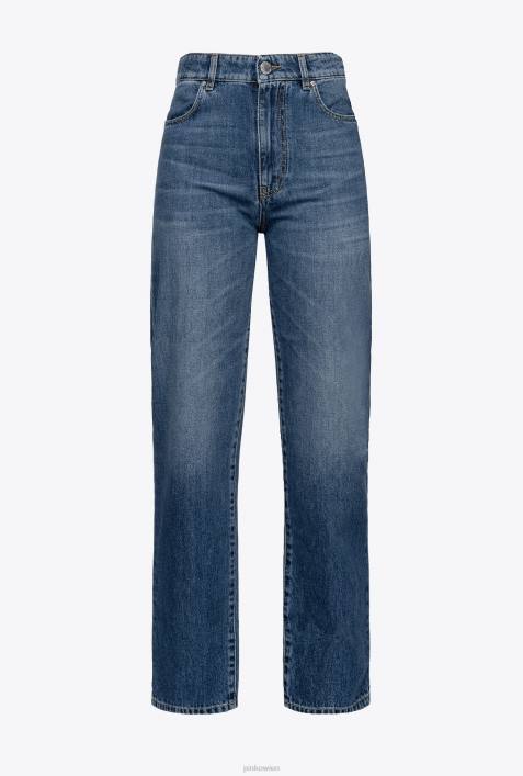 Jeans | Pinko dunkle Vintage-Waschung Lässige Boyfriend-Jeans aus DenimZ4ZP862