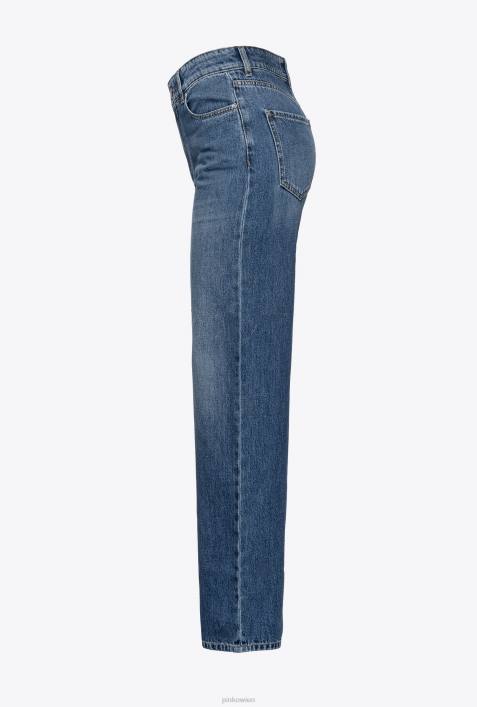 Jeans | Pinko dunkle Vintage-Waschung Lässige Boyfriend-Jeans aus DenimZ4ZP862