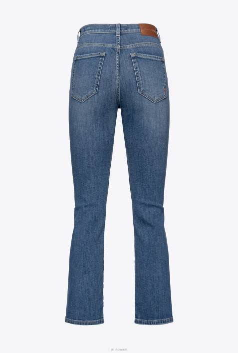 Jeans | Pinko dunkle mittlere Waschung Bootcut-Jeans aus Stretch-DenimZ4ZP849