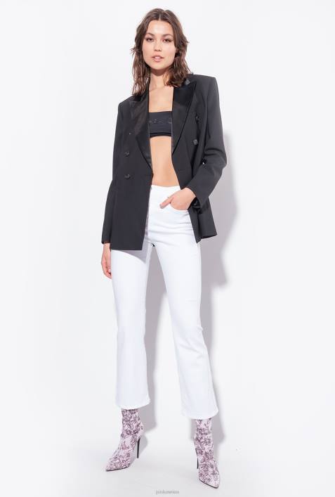 Jeans | Pinko helles Weiss Power Bull Bootcut-JeansZ4ZP877