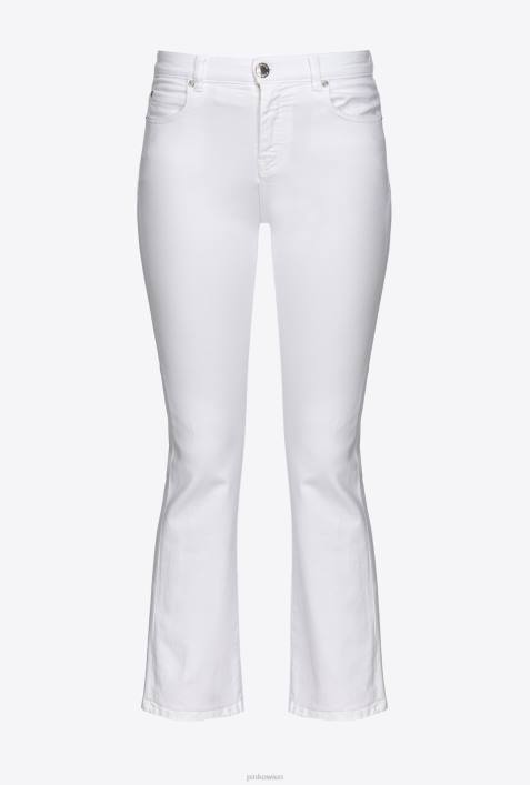 Jeans | Pinko helles Weiss Power Bull Bootcut-JeansZ4ZP877