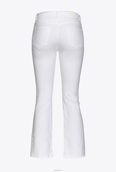 Jeans | Pinko helles Weiss Power Bull Bootcut-JeansZ4ZP877