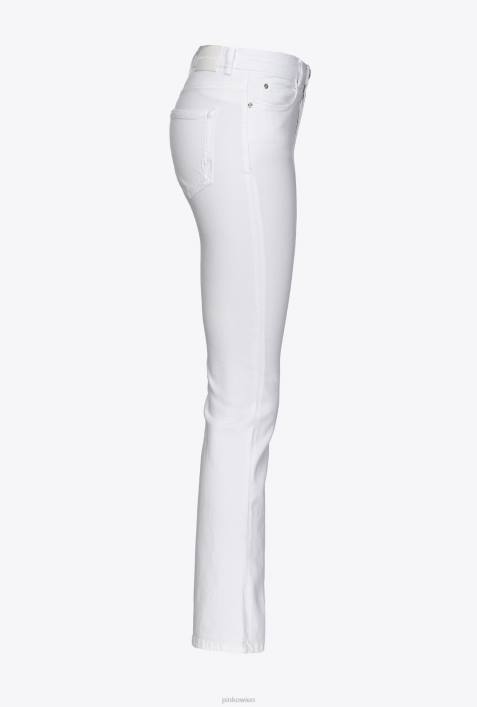 Jeans | Pinko helles Weiss Power Bull Bootcut-JeansZ4ZP877