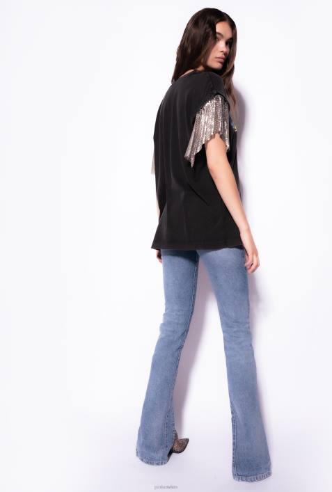 Jeans | Pinko leichte Vintage-Waschung Vintage-Röhrenjeans mit SchlitzZ4ZP856