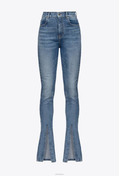 Jeans | Pinko leichte Vintage-Waschung Vintage-Röhrenjeans mit SchlitzZ4ZP856