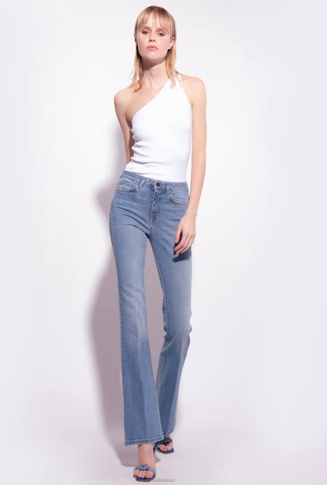 Jeans | Pinko mittelhelle Waschung Stretch-Denim-JeansZ4ZP846