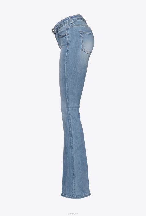 Jeans | Pinko mittelhelle Waschung Stretch-Denim-JeansZ4ZP846