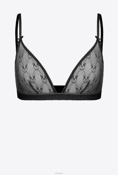 Dessous | Pinko Limousine schwarz Triangel-BH aus SpitzeZ4ZP961