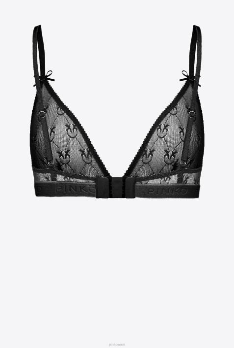 Dessous | Pinko Limousine schwarz Triangel-BH aus SpitzeZ4ZP961