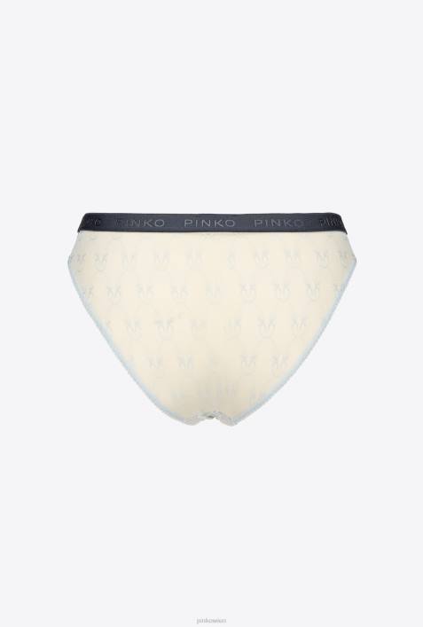 Dessous | Pinko hellblau Spitzen-SlipZ4ZP958