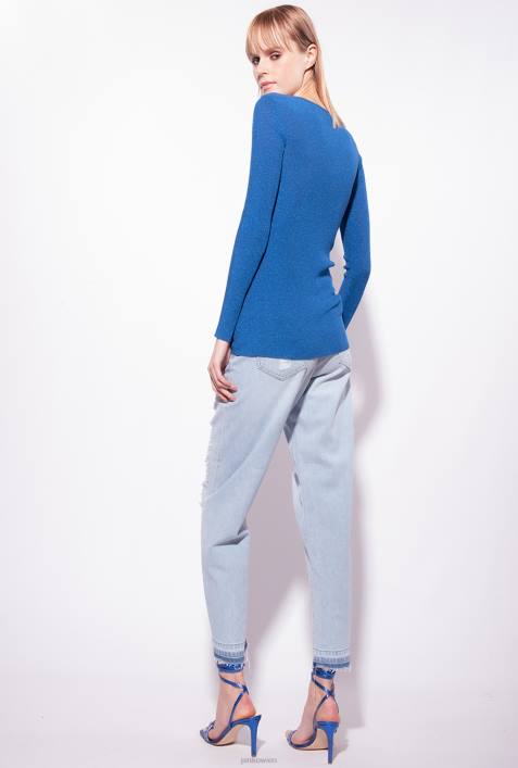 Pullover | Pinko Kaiserblau Pullover mit KreuzschnürungZ4ZP510