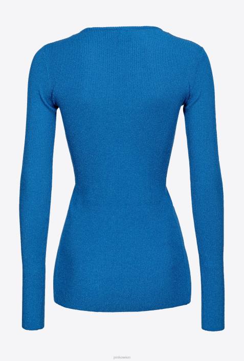 Pullover | Pinko Kaiserblau Pullover mit KreuzschnürungZ4ZP510