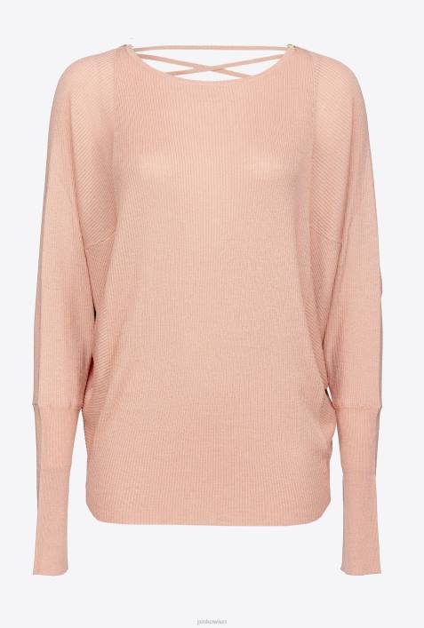 Pullover | Pinko Tonrosa Lässiger Pullover mit Fransen am RückenZ4ZP526