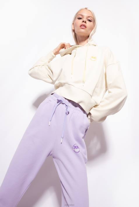 Sweatshirts | Pinko Gartenrasen Kurzes Sweatshirt mit Logo-PrintZ4ZP523