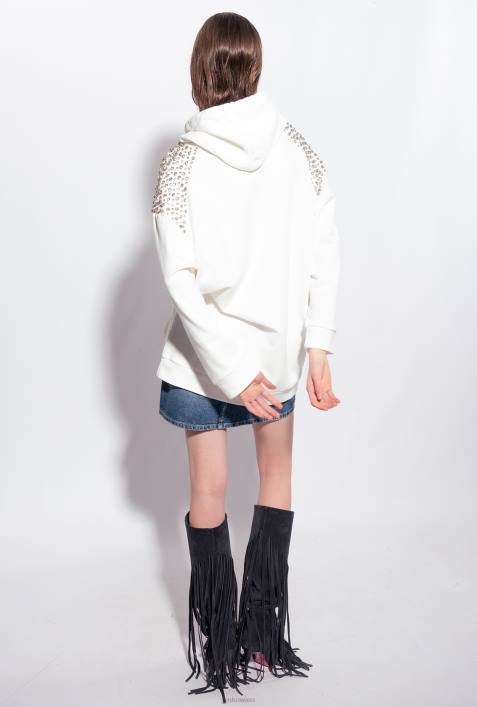 Sweatshirts | Pinko wolkenweiß Luxus-HoodieZ4ZP511