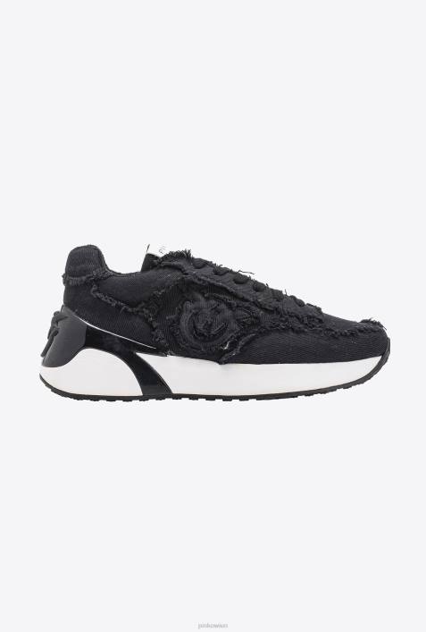 Turnschuhe | Pinko Limousine schwarz Jeans-SneakerZ4ZP1076